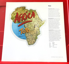 Listing image for Toto Africa/Nocturnal Emissions Alien Black Cat Record Art PICTURE / PRINT 9.5"