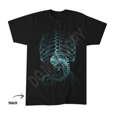 Listing image for Alien Movie T-Shirt, Xenomorph X-Ray Art, 70s Horror Sci-Fi Style