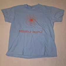 Listing image for Vintage Modest Mouse Starburst Graphic T-Shirt Light Blue