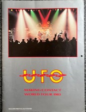 Listing image for UFO 1982 Tour Programme Book With Poster