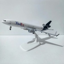 Listing image for 20cm Mcdonnell MD-11 FedEx With Wheels Metal Aircraft Plane Model Gift