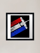 Listing image for Vintage A-10 Warthog Airplane Schem Framed Wall Art Poster Canvas Print Picture
