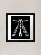 Listing image for Flying A10 Warthog Pilot Landing Ph Framed Wall Art Poster Canvas Print Picture