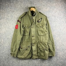 Listing image for Vintage Ralph Lauren Jacket Mens Small Green M65 Field Military Flight Patch