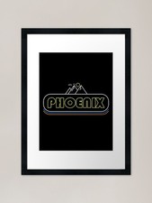 Listing image for Phoenix Arizona Neon Lights - Souve Framed Wall Art Poster Canvas Print Picture