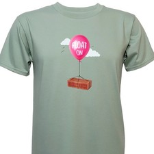 Listing image for Modest Mouse Float On Tribute T-Shirt Pink Balloon Brick Indie Band Tee 4 Colour