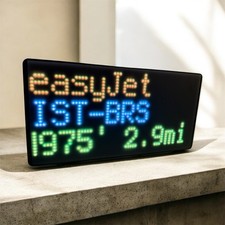 Listing image for NearestPlane Live Flight Tracker Display - Real-Time Aircraft LED Display WiFi