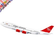 Listing image for 16cm Virgin Atlantic B747 Airplane Model 1:400 Alloy Simulation Plane Ornaments